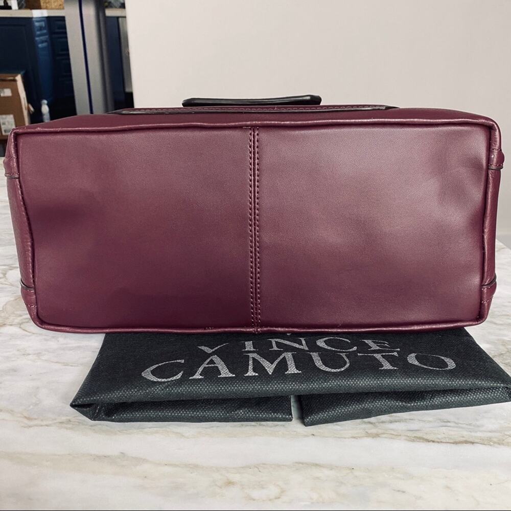 VINCE CAMUTO Jess Satchel in Burgundy - Picture 9 of 9